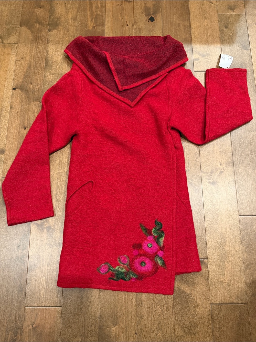 ❤️ Merino wool coat. Handmade in Poland 🇵🇱 - Picture 1 of 9